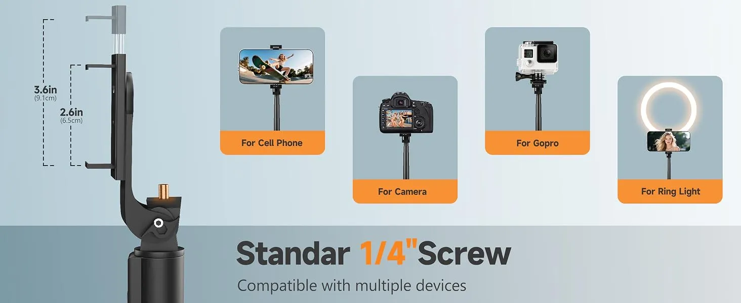 Standaard 1/4"-schroef voor camera's – RISEOFLE